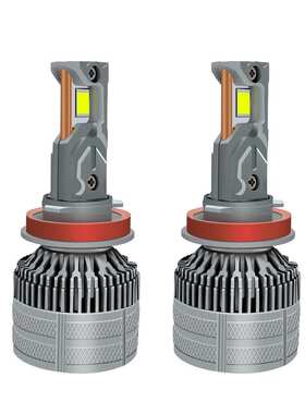 跨境A889汽车led大灯 双铜管大功率h4远近一体车灯 超亮汽车大灯