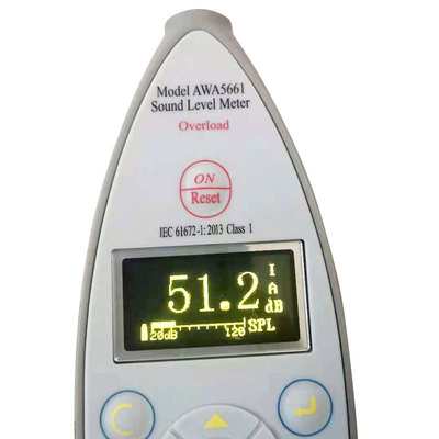 杭州爱华声级计AWA5661数字噪音计25-140噪声振动测量脉冲噪声计