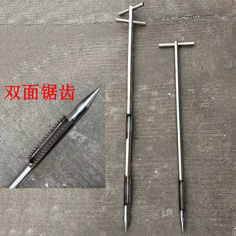 不锈钢取样器玉米篓子专用狼牙锯齿探子粮食苞米玉米棒单双管扦样