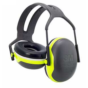 3M X4A防噪音耳罩 头戴式工作隔音耳罩 学习睡觉舒适防护耳罩