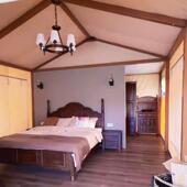 户外443野民宿帐篷酒店餐厅景区遮台阳民宿度假阳用带奢室撑卧杆