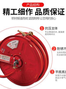 管天广闽山百安三鲸沪消软管盘卷JS0.8-19/25/JPS0.8-130消防P软