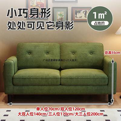 沙服发客厅小户型艺卧DXR-1058室出租房公寓装店休区息新款双人三