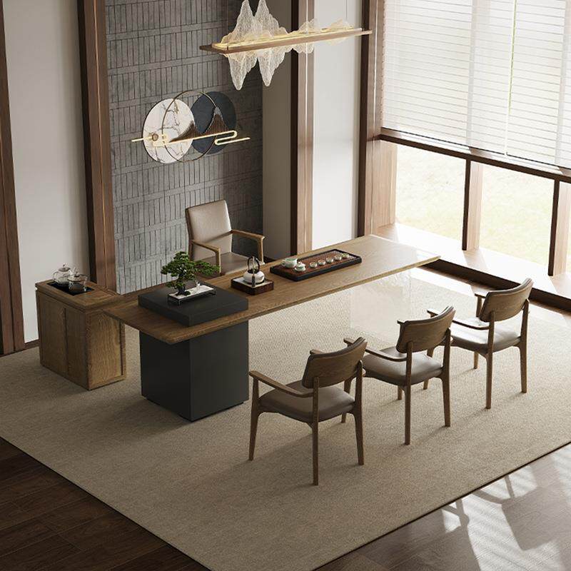 岩板功夫茶几带用烧水壶全自动上水泡茶椅体简MWY约家办桌公一泡