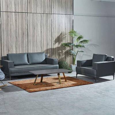 办室沙发组接会客工作室休闲北欧风待格公简S-1112约现代简易S-11