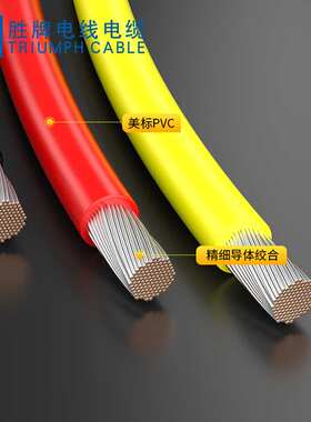 胜牌UL1095-18AWG耐温80耐压2000V 聚氯乙烯绝缘电子线