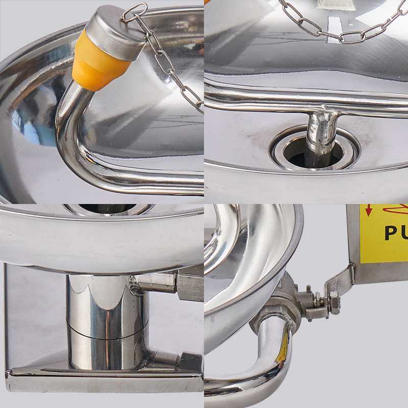 壁挂洗眼器 304不锈钢材质双口喷淋冲洗紧急洗眼器 壁挂式洗眼器,3C数码配件,USB灯,淘宝优惠券,粉丝福利购,淘宝优惠卷