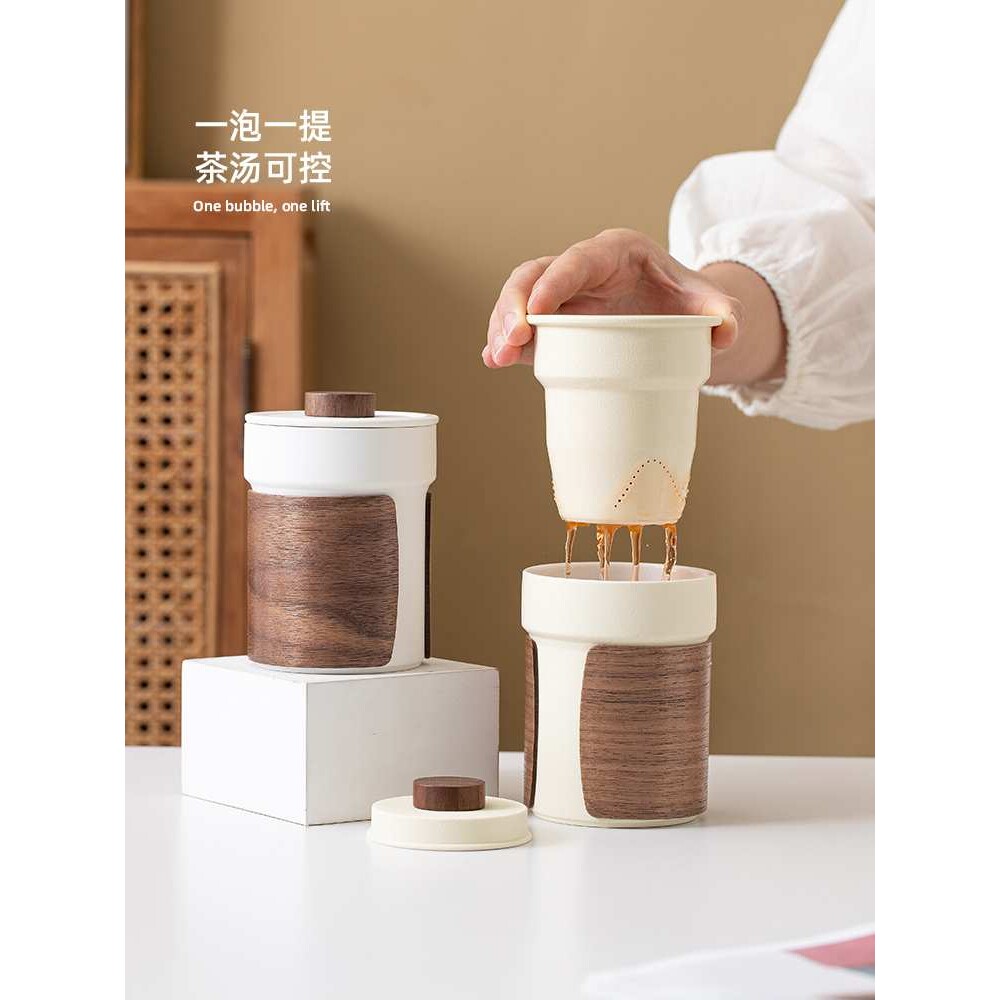 便携快客杯一壶一杯单个人办公室简易户外泡茶杯旅行茶具套装