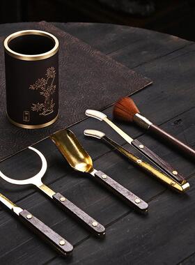 装茶道六君子电木30422套功夫茶配具件大全泡茶用品大全茶刀夹茶