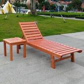 外实木沙滩椅酒店椅民宿躺泳池休息躺床庭院花园休闲室067外沙户