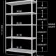 置物架多家层加厚角钢可货架展架用调节仓储置物架超市示储F8858T