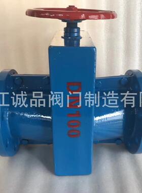 管夹阀J4X-铸61016法兰管GDHF夹阀1铸铁钢