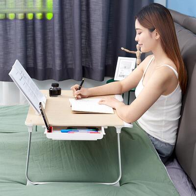 床上学6习桌折小桌子叠电脑桌写业卧室作944小桌板学生G宿舍懒人