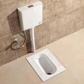 家用所陶瓷蹲便器蹲坑大便器带水95471箱整套蹲卫厕生间蹬厕臭防