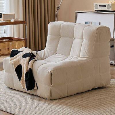 懒人沙发躺睡客榻厅可阳台卧室榻米网红毛毛虫单人可休闲XLH小沙