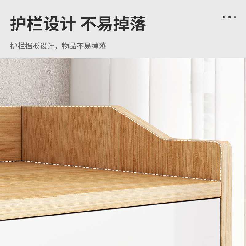 实木餐边柜现代厨房柜子简约储物柜家用橱柜碗柜客厅置物柜茶水柜