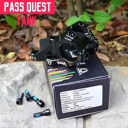 PASS QUEST台产双肩叉速降把立DH ENDURO自行车直装式立管CNC
