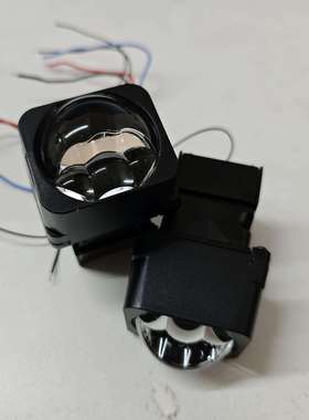 新款1.5寸 M15三直射矩阵模组透镜大功率LED大灯白黄远近超亮聚光