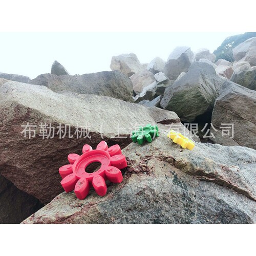 XL6型星型联轴器/软连接GR28梅花瓣弹性体块/胶垫CJ缓冲垫减震垫