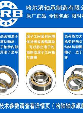 HRB 哈尔滨轴承 N NU NJ NUP 230 232 234 236 E M EM  圆柱滚子