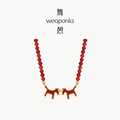 【王玉雯同款】WEAPONIA/舞憩马年好运哒哒系列串珠项链锁骨链