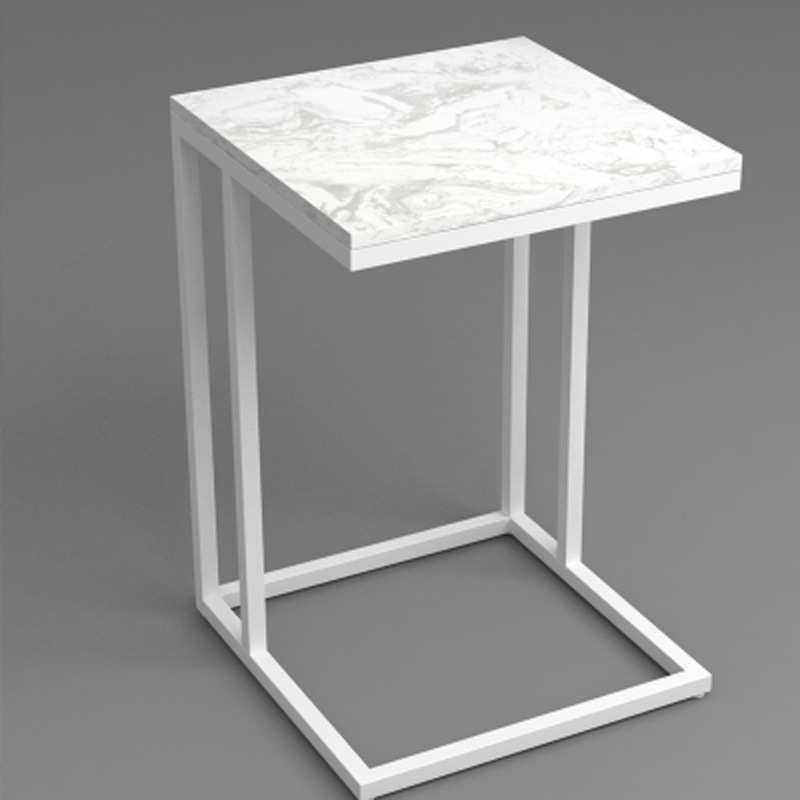 北欧轻奢铁艺茶几家用简约大理石沙发边几正方形小桌子大理石茶几,3C数码配件,USB灯,淘宝优惠券,粉丝福利购,淘宝优惠卷