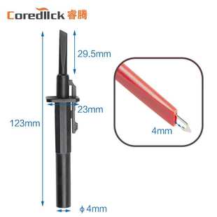 T0170高压差分探头配件高压测量伸缩钩4mm插孔勾弹得深孔勾