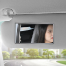 汽车遮阳板化妆镜车载副驾驶遮光板通用车内加装 饰用品 梳妆镜子装