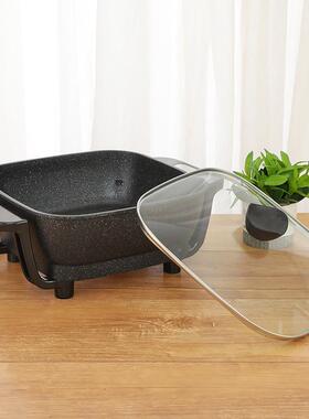 多功能电热锅电锅鸯电火锅麦饭石蒸加深大鸳28809容量火锅