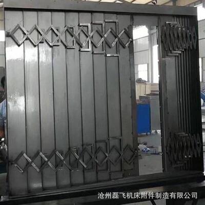 数拉机加工中心导轨钢板防护罩1控160床伸缩式不锈钢850防护NDR板
