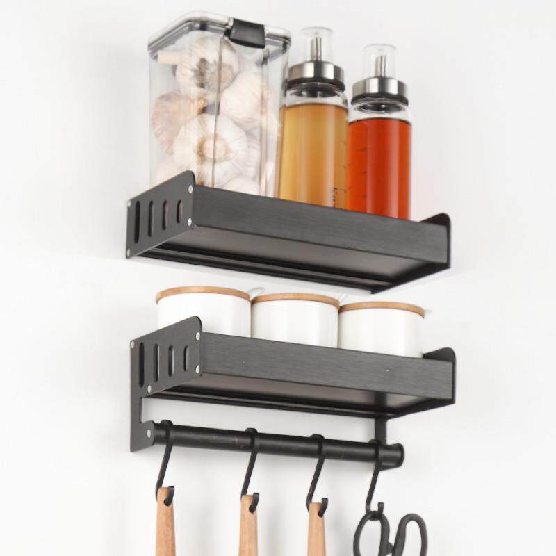 厨房调料置物架20cm25长壁挂免打孔调味品收纳35小尺寸小型窄墙角