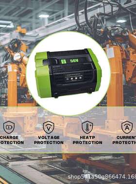 适合EGO56V电动工具电大容量持久续吹风机电池割草机电池BA5600T