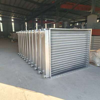不锈钢翅片管散热器不锈钢表冷器工业风冷散热器SRL 17*10/3鑫科