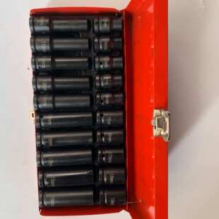 1/2气动加长套筒20件套小风炮套筒 加长套装套筒 大飞六角套筒