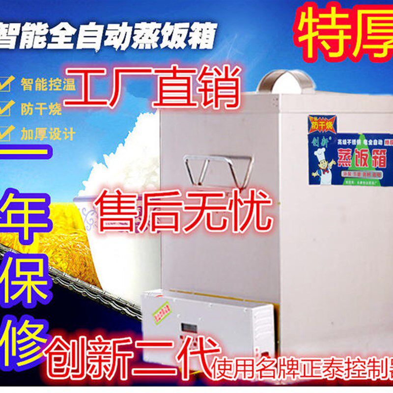 商用不锈钢饭盒电蒸箱蒸柜蒸饭箱电脑机械控制蒸饭器蒸饭机创新牌