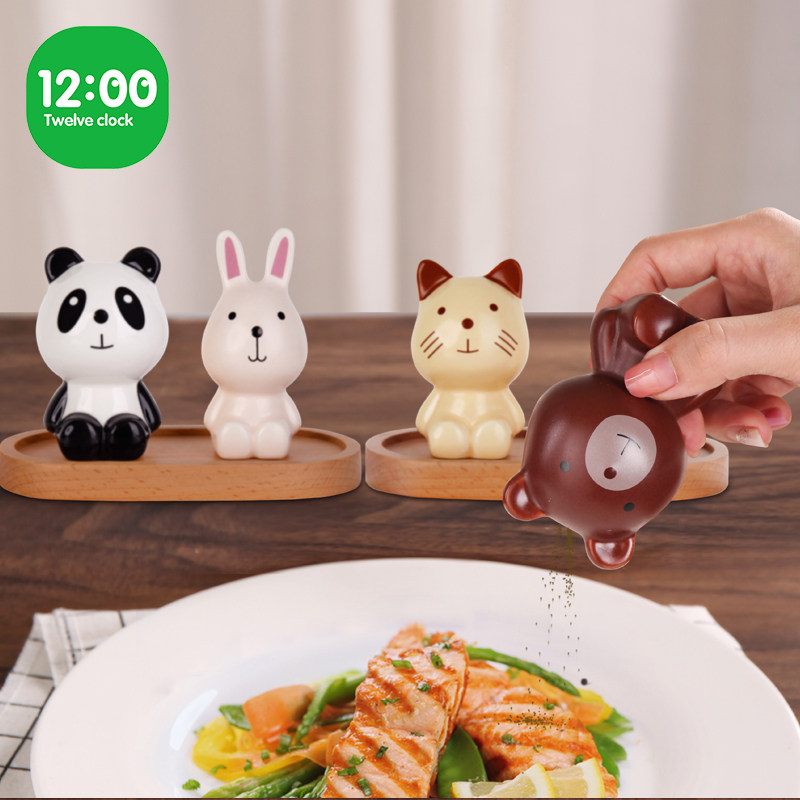 日式厨房用品用具小百货调味罐套装创意糖罐盐罐家用陶瓷调味料瓶