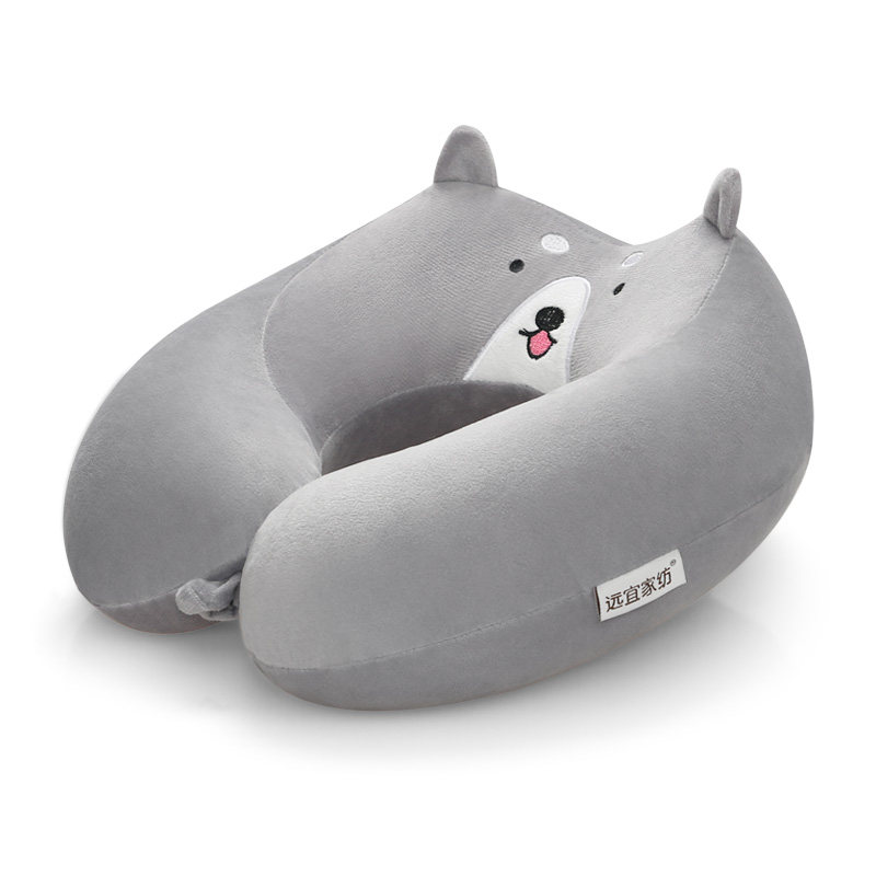 脖子u型枕男女记忆棉卡通可爱颈椎护颈枕旅行枕头u形枕便携靠枕
