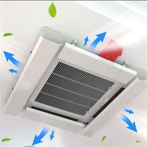 中央空调挡风板防直吹导风罩吸顶机出风口挡冷风遮风板防风挡板档