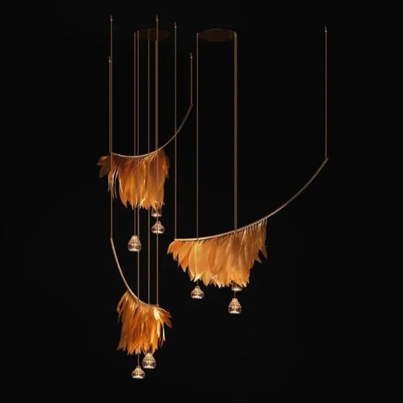 创意个性餐厅宴会U厅装饰吊灯