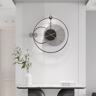 现代简约客厅挂钟艺术餐厅装饰钟表时尚家用网红时钟创意大气挂表