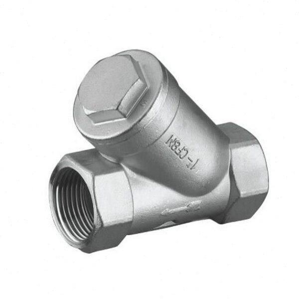 GL11W-16P 304丝口不锈钢Y型过滤器 螺纹过滤器DN32 DN40 DN50