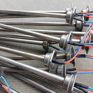 暖气片加热棒电加热裸棒带引线1500w/1350w 长度1米支持定制