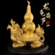 铜龙龟葫芦摆件 龟背葫芦铜制葫芦龙龟客厅公室龙龟葫芦大号