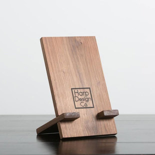 创意木质定制支付宝二维码收款牌手机支架名片展示牌摆台指示牌