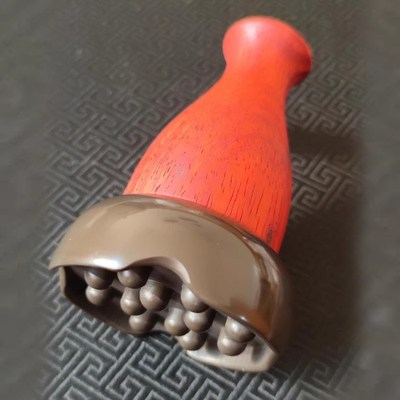 8cm莲花电热调温玄黄砭石温灸仪经络刮痧按摩家用能量石刮痧板