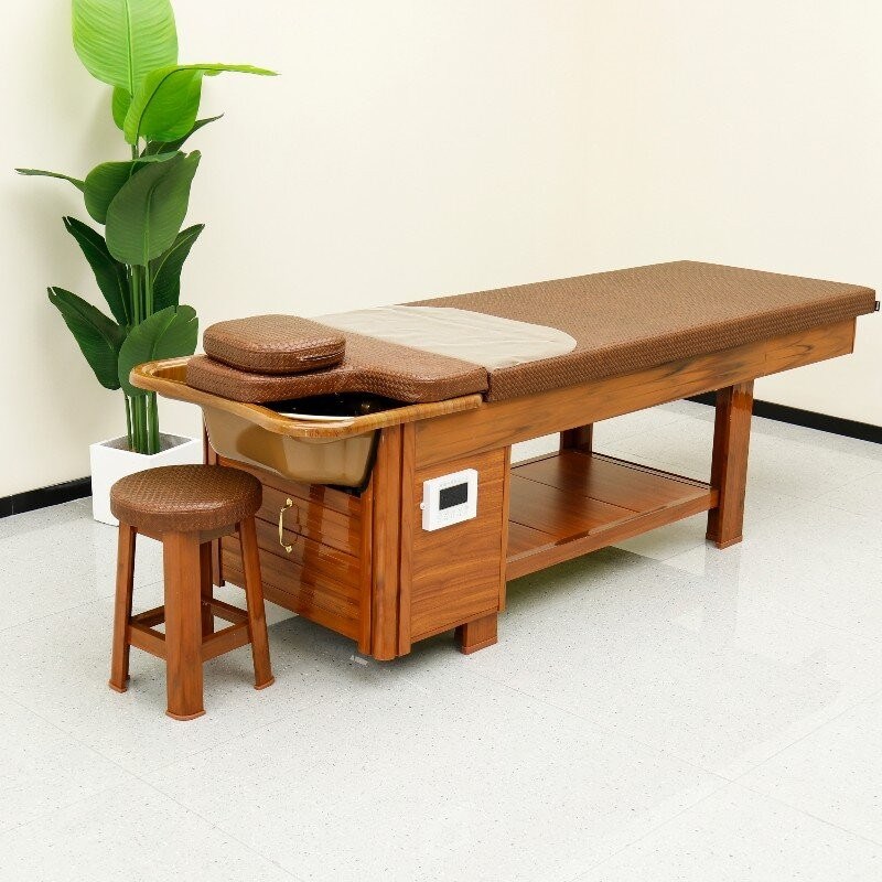 ll头道汤洗头床水循环头疗洗头床泰式全躺美容院汤头熏蒸按摩理疗