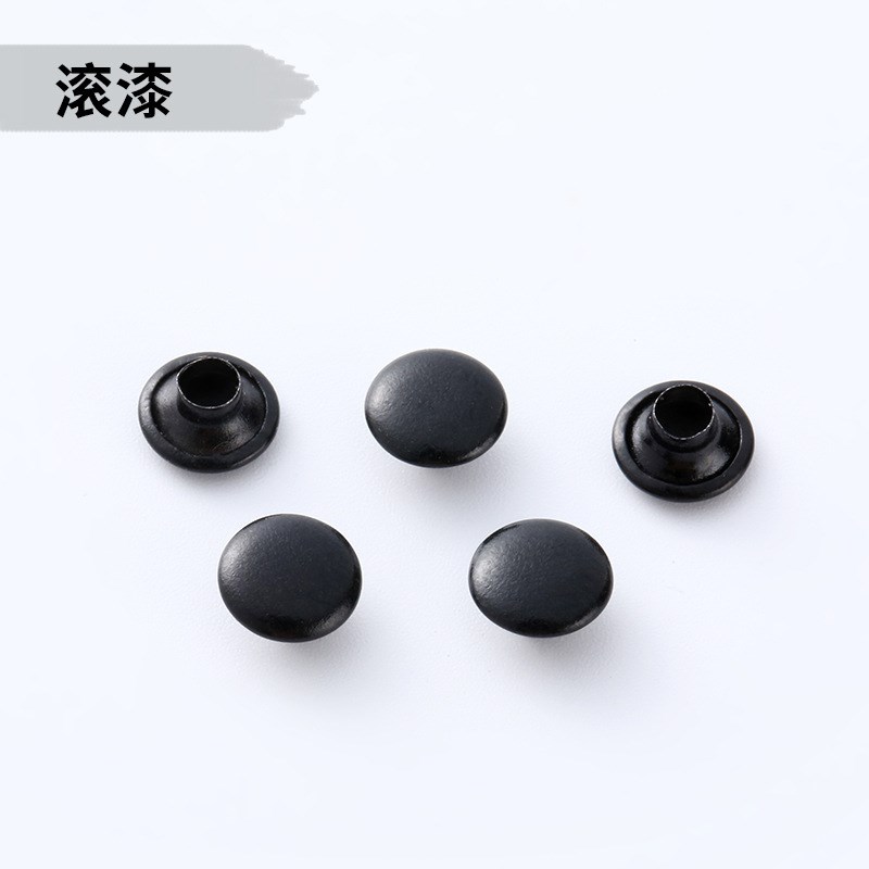 不锈钢单双面铆钉箱包黄铜铁制金属子母帽钉7*7mm服饰蘑菇撞钉