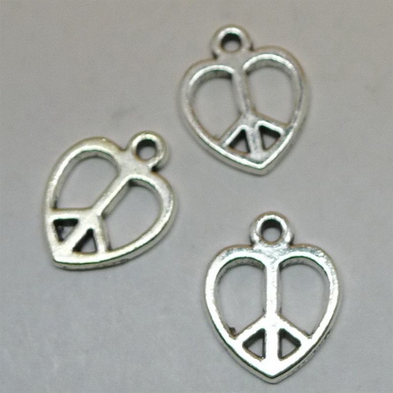 A2281和平符1000克/1666个/包0.6克14x11mm日韩创意热销合金挂件