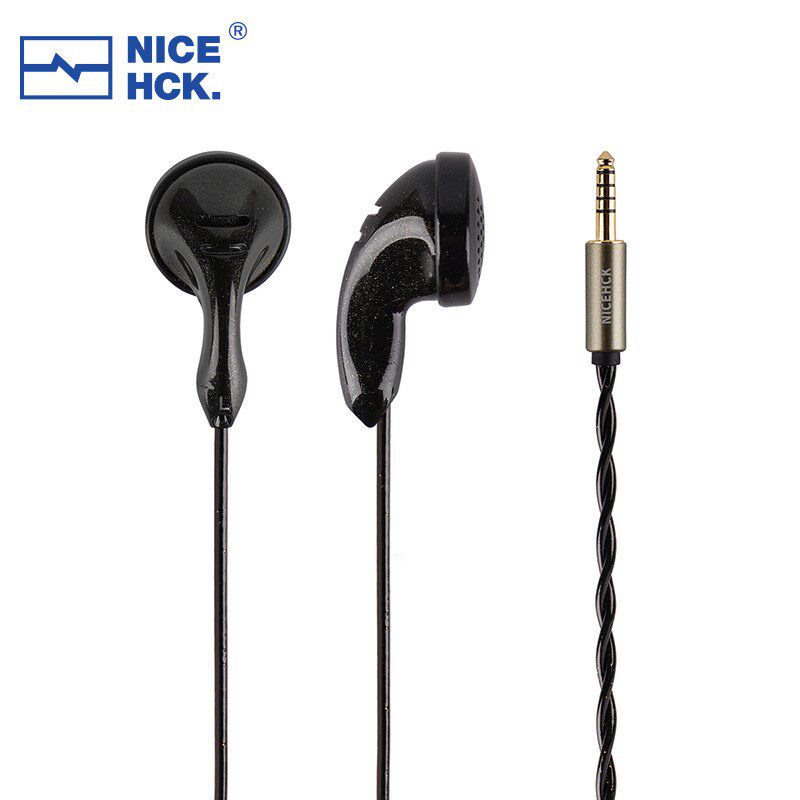 NiceHCK适用于原道B80平头塞发烧级音质游戏音乐带麦有线耳机