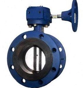 D341X16铸铁涡轮法兰 蝶阀DN50.65.80100.150.200.300 400对夹500